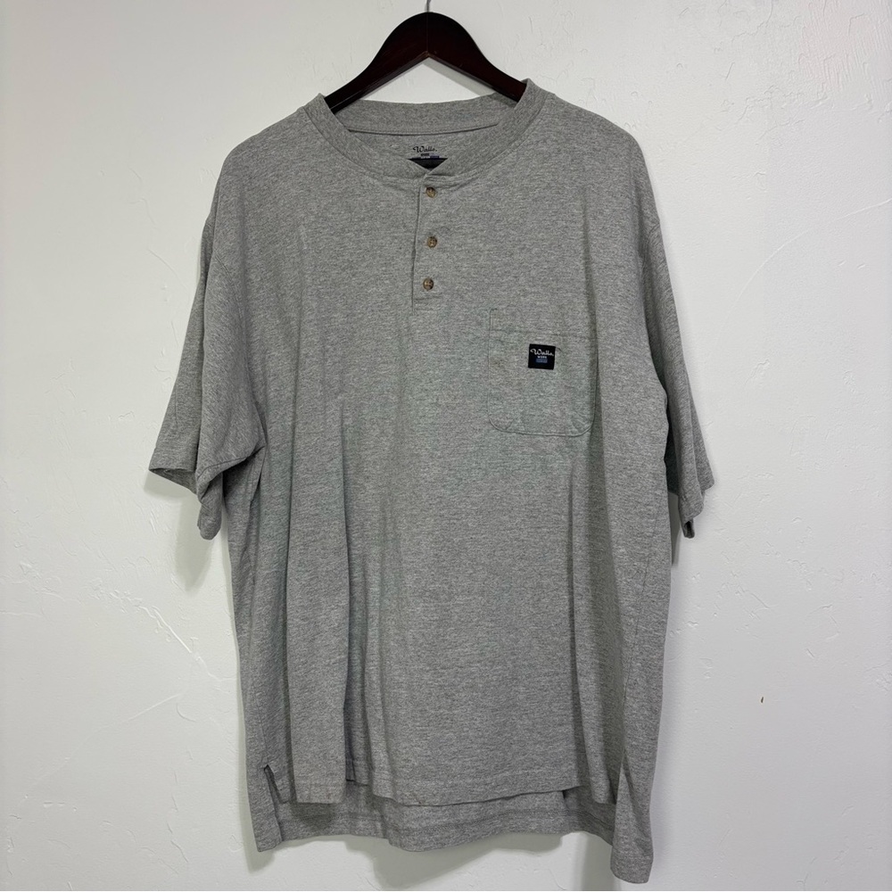 Walls Workwear Men's Short Sleeve T Shirt Gray Cotton Blend XXL 2XL STAIN